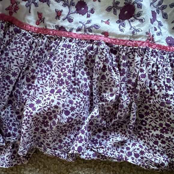 Pink, white, purple floral ruffle skirt - Picture 9 of 9